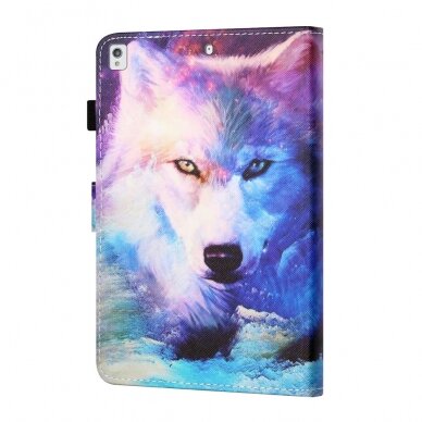 iPad 10.2 (2021/2020/2019)/iPad Pro/Air 10.5 fashion dėklas Colorful Wolf 2