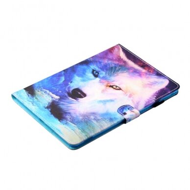 iPad 10.2 (2021/2020/2019)/iPad Pro/Air 10.5 fashion dėklas Colorful Wolf 3