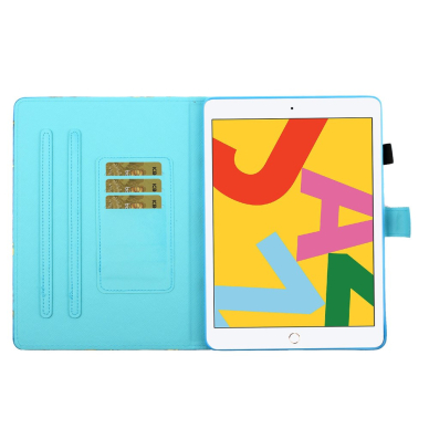 iPad 10.2 (7th / 8th / 9th Gen) fashion dėklas Colorful Wolf 6