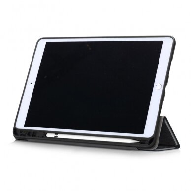 iPad 10.2 (7th / 8th / 9th Gen) black S PEN TRIFOLD dėklas 1