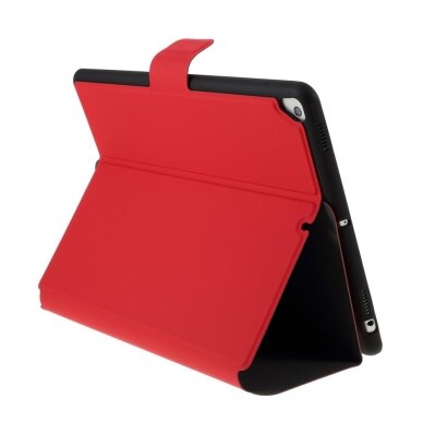 iPad 10.2 (2021/2020/2019)/iPad Pro/Air 10.5 raudonas S PEN TRIFOLD dėklas 6