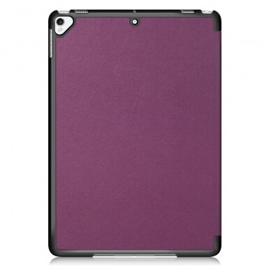iPad 10.2 (2021/2020/2019)/iPad Pro/Air 10.5 violetinis TRIFOLD dėklas 2