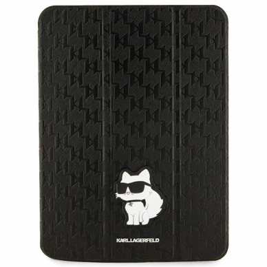 iPad 2025 (11th gen) / iPad 10.9 2022 (10th gen) black Saffiano Monogram Choupette KARL LAGERFELD dėklas