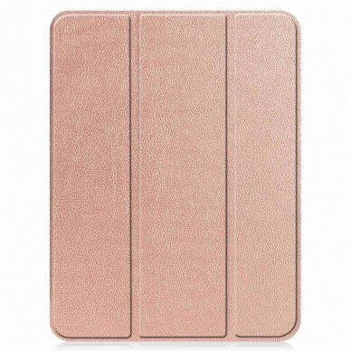 iPad 2025 (11th gen) / iPad 10.9 2022 (10th gen) gold silikoninis S PEN TRIFOLD dėklas 3