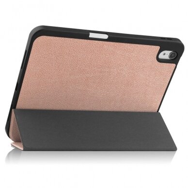 iPad 2025 (11th gen) / iPad 10.9 2022 (10th gen) gold silikoninis S PEN TRIFOLD dėklas 8