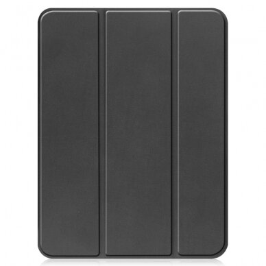 iPad 2025 (11th gen) / iPad 10.9 2022 (10th gen) black silikoninis S PEN TRIFOLD dėklas 3