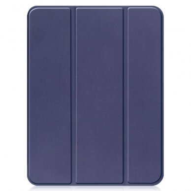 iPad 2025 (11th gen) / iPad 10.9 2022 (10th gen) blue silikoninis S PEN TRIFOLD dėklas 3