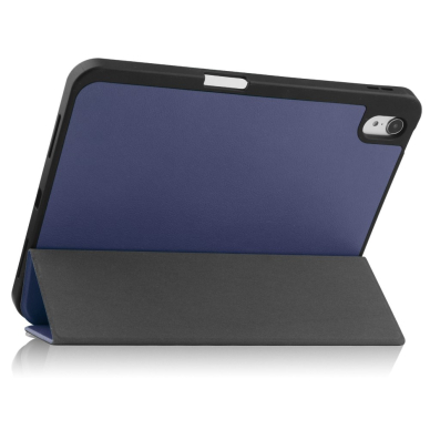 iPad 2025 (11th Gen) / iPad 10.9 2022 (10th Gen) blue silikoninis S PEN TRIFOLD dėklas 8