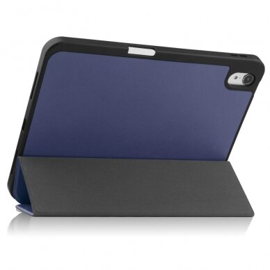 iPad 10.9 (2022) mėlynas silikoninis S PEN TRIFOLD dėklas 8