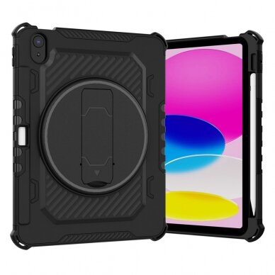 iPad 2025 (11th gen) / iPad 10.9 2022 (10th gen) ROTARY 360 black nugarėlė 5
