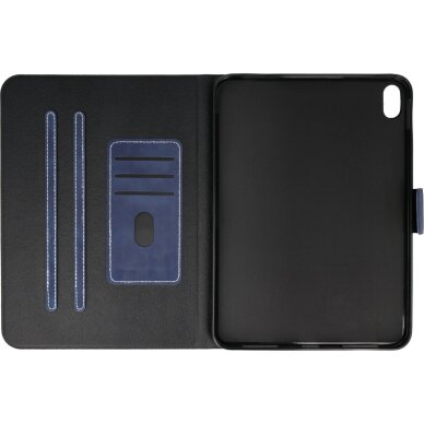 iPad 2025 (11th gen) / iPad 10.9 2022 (10th gen) blue VELVET dėklas 1
