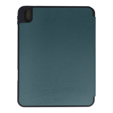iPad 2025 (11th gen) / iPad 10.9 2022 (10th gen) dark green silikoninis S PEN TRIFOLD dėklas 1