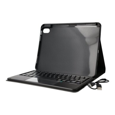 iPad 2025 (A16 / 11th gen) / iPad 10.9 2022 (10th gen) black DUX DUCIS TK Series dėklas su klaviatūra