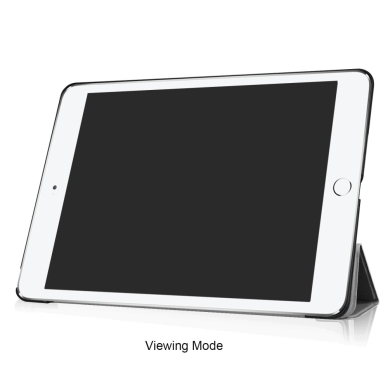 iPad 9.7 (5th , 6th Gen) juodas TRIFOLD dėklas 3
