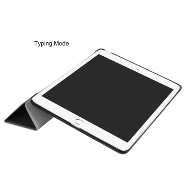 iPad 9.7 (5th / 6th Gen) juodas TRIFOLD dėklas 5