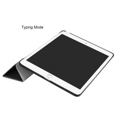 iPad 9.7 (5th , 6th Gen) juodas TRIFOLD dėklas 5