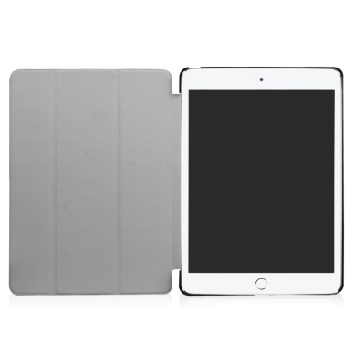 iPad 9.7 (5th , 6th Gen) juodas TRIFOLD dėklas 7