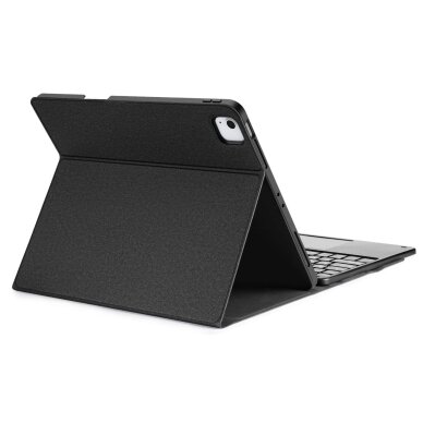iPad Air 13 (2025 / 2024) / iPad Pro 12.9 (2022 / 2021 / 2020) black DUX DUCIS TK Series dėklas su klaviatūra 1
