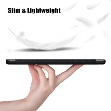 iPad Air (2020) juodas TRIFOLD dėklas 6