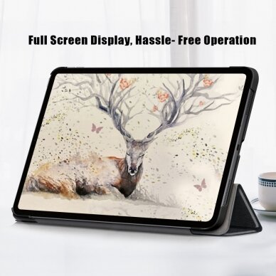 iPad Air (2020) juodas TRIFOLD dėklas 7