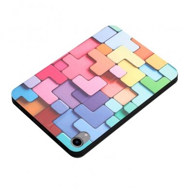 iPad mini 2021/iPad mini 6 fashion dėklas Colorful Geometry 6