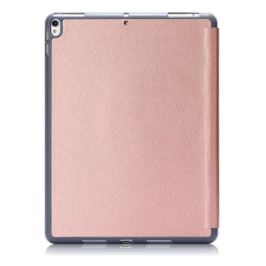 iPad Pro 10.5 (1st Gen) /iPad Air 10.5 (3rd Gen) rausvas silikoninis S PEN TRIFOLD dėklas 2