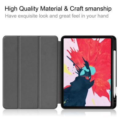 iPad Pro 11" 2018/2020 silikoninis TRIFOLD S PEN dėklas Galaxy 4