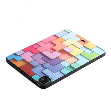 iPad Air 11 2024 (6th Gen) / iPad Pro 11 (3rd, 4th Gen) / iPad Air 10.9 (4th, 5th Gen) Colorful Geometry BIFOLD dėklas 11