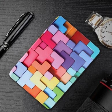 iPad Air 11 2024 (6th Gen) / iPad Pro 11 (3rd, 4th Gen) / iPad Air 10.9 (4th, 5th Gen) Colorful Geometry BIFOLD dėklas 2