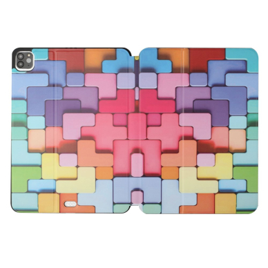 iPad Air 11 2024 (6th Gen) / iPad Pro 11 (3rd, 4th Gen) / iPad Air 10.9 (4th, 5th Gen) Colorful Geometry BIFOLD dėklas 9