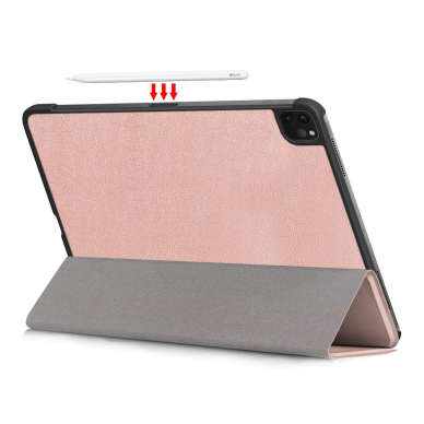 iPad Air 11 2024 (6th Gen) / iPad Pro 11 (3rd, 4th Gen) / iPad Air 10.9 (4th, 5th Gen) rose gold TRIFOLD dėklas 1
