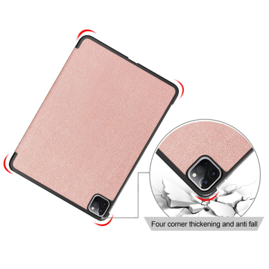 iPad Air 11 2024 (6th Gen) / iPad Pro 11 (3rd, 4th Gen) / iPad Air 10.9 (4th, 5th Gen) rose gold TRIFOLD dėklas 8