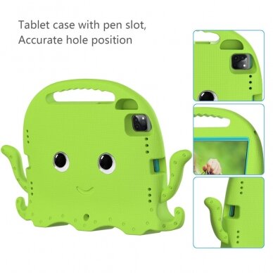 iPad Air 11 2024 (6th Gen) / iPad Pro 11 (3rd, 4th Gen) / iPad Air 10.9 (4th, 5th Gen) ARMOR OCTOPUS green nugarėlė 7