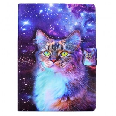 iPad Air 11 2024 (6th Gen) / iPad Pro 11 (3rd, 4th Gen) / iPad Air 10.9 (4th, 5th Gen) fashion dėklas Colorful Cat 1