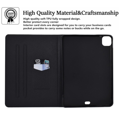 iPad Air 11 2024 (6th Gen) / iPad Pro 11 (3rd, 4th Gen) / iPad Air 10.9 (4th, 5th Gen) fashion dėklas Colorful Cat 4