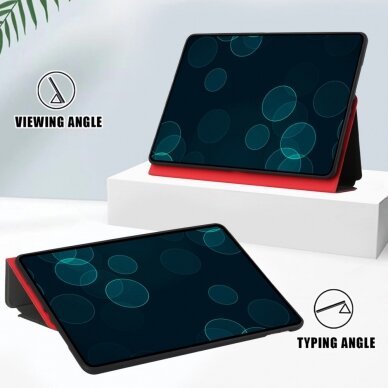 iPad Air 11 2024 (6th Gen) / iPad Pro 11 (3rd, 4th Gen) / iPad Air 10.9 (4th, 5th Gen) red BIFOLD dėklas 2