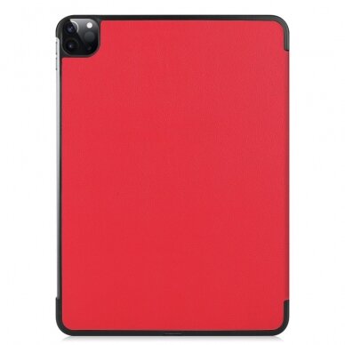 iPad PRO 11 2021/2020/2018/ AIR 10.9 2020/2022 raudonas TRIFOLD dėklas 1