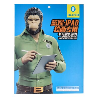 iPad PRO 11 2021/2020/2018/ AIR 10.9 2020/2022 Special Writing Mr.Monkey MATTE plėvelė