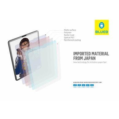 iPad PRO 11 2021/2020/2018/ AIR 10.9 2020/2022 Special Writing Mr.Monkey MATTE plėvelė 2