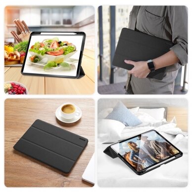 iPad Pro 11 (2024) black DUX DUCIS DOMO TRIFOLD dėklas 1