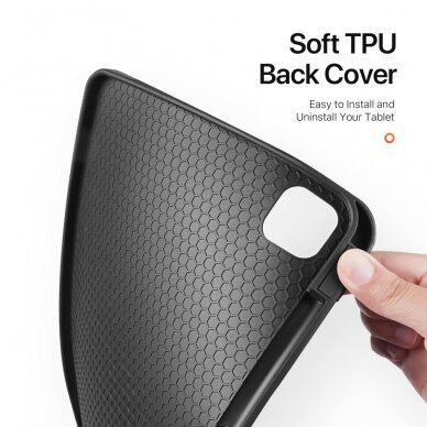 iPad Pro 11 (2024) black DUX DUCIS DOMO TRIFOLD dėklas 3