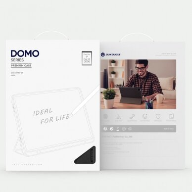 iPad Pro 11 (2024) black DUX DUCIS DOMO TRIFOLD dėklas 4
