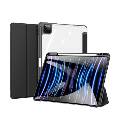 iPad Pro 11 2025 (M5) / 2024 (M4) black DUX DUCIS Toby Series clear back dėklas