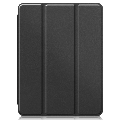 iPad Pro 12.9 (3rd / 4th / 5th / 6th Gen) / iPad Air 13 (2024) black silikoninis TRIFOLD with Pen Slot dėklas 2