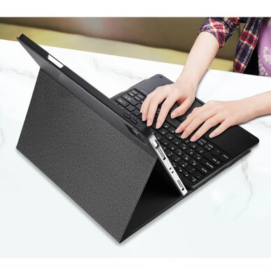 iPad Pro 13 2024 (M4) black DUX DUCIS TK Series dėklas su klaviatūra 5