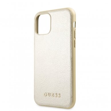 iPhone 11 aukso spalvos GUESS nugarėlė GUHCN61IGLGO 3
