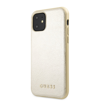 iPhone 11 aukso spalvos GUESS nugarėlė GUHCN61IGLGO 2