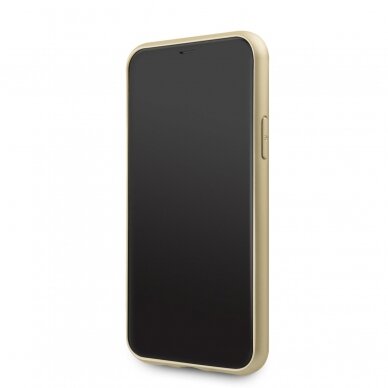 iPhone 11 aukso spalvos GUESS nugarėlė GUHCN61IGLGO 1