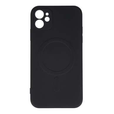 iPhone 11 black MERCURY SILICONE MAGSAFE nugarėlė