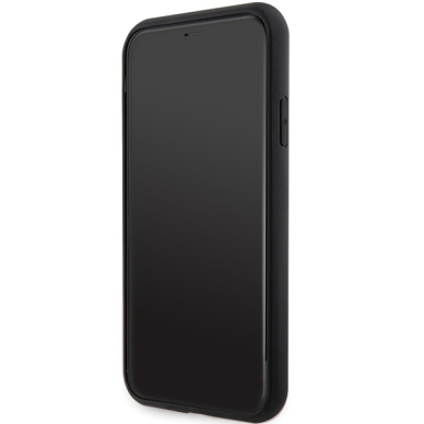 Iphone 11 black PU Leather GCube Stripes MagSafe GUESS nugarėlė 4